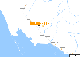 map of Mal Sūkhteh