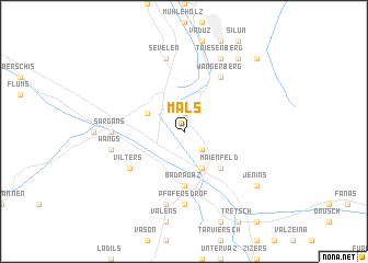 map of Mäls