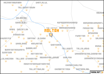 map of Malţah