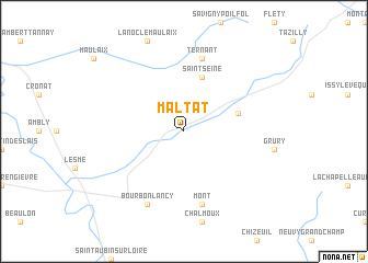 map of Maltat