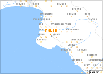 map of Málta