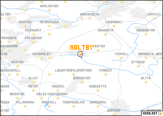 map of Maltby