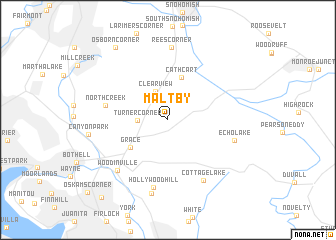 map of Maltby