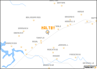 map of Maltby