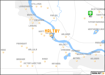 map of Maltby