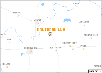 map of Maltersville