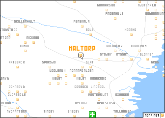 map of Maltorp