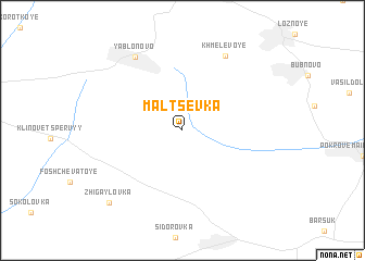 map of Mal\