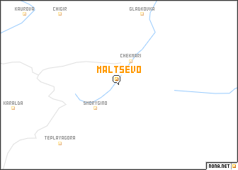 map of Maltsevo