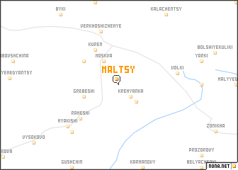map of Mal\