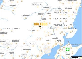 map of Malubog