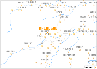 map of Malucsod