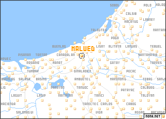 map of Malued