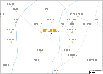 map of Maluell