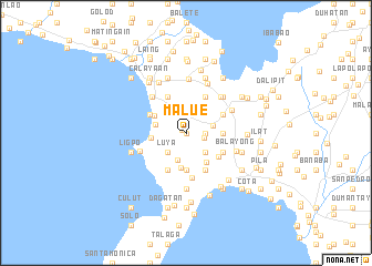 map of Malue