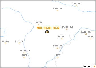 map of Malugaluga