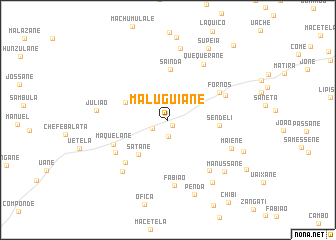 map of Maluguiane