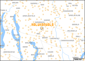 map of Malūkānwāla