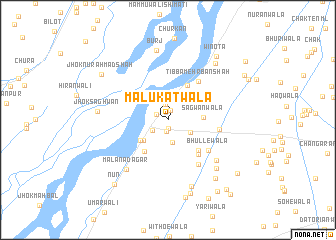 map of Malukatwāla
