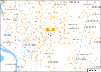 map of Malūka