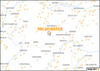 map of Maluki Bānda