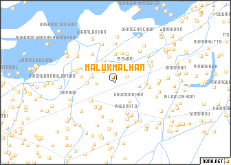 map of Malūk Malhan