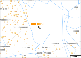 map of Malūk Singh