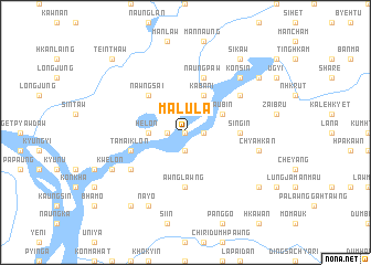 map of Malula