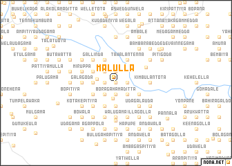 map of Malulla