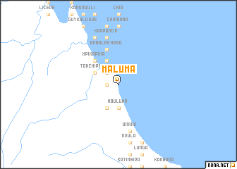 map of Maluma