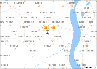 map of Maluma