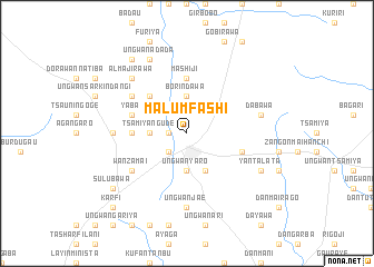 map of Malumfashi