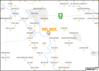 map of Malu Mic