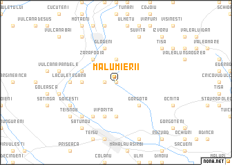 map of Malu Mierii