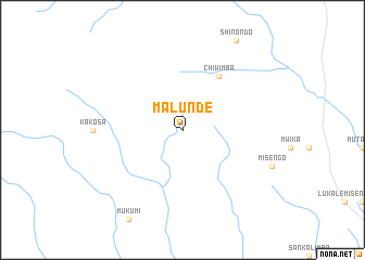 map of Malunde
