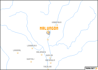 map of Malungon