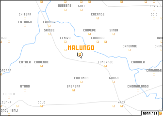 map of Malungo