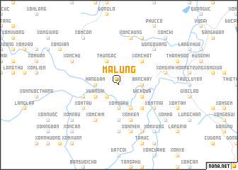 map of Má Lũng