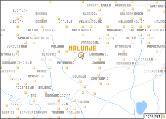 map of Malunje