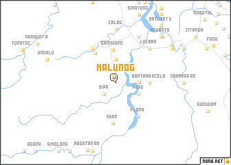 map of Malunog