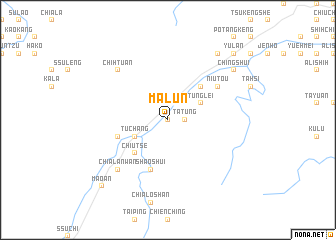 map of Ma-lun