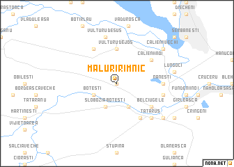 map of Maluri-Rîmnic