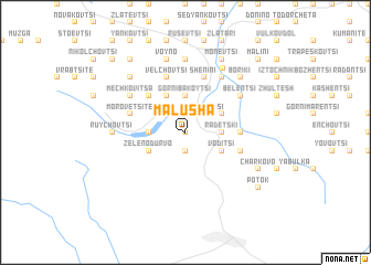 map of Malusha