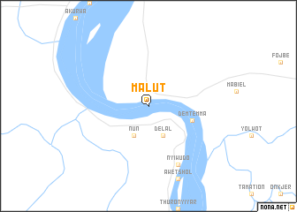 map of Malūţ