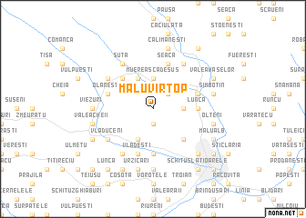 map of Malu Vîrtop