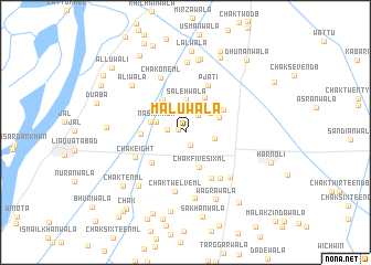map of Mālūwāla