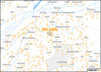 map of Malūwāl