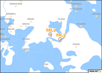 map of Malu