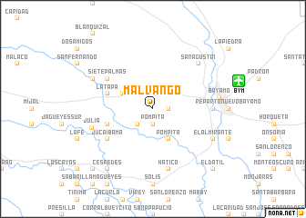 map of Malvango