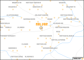 map of Malvar